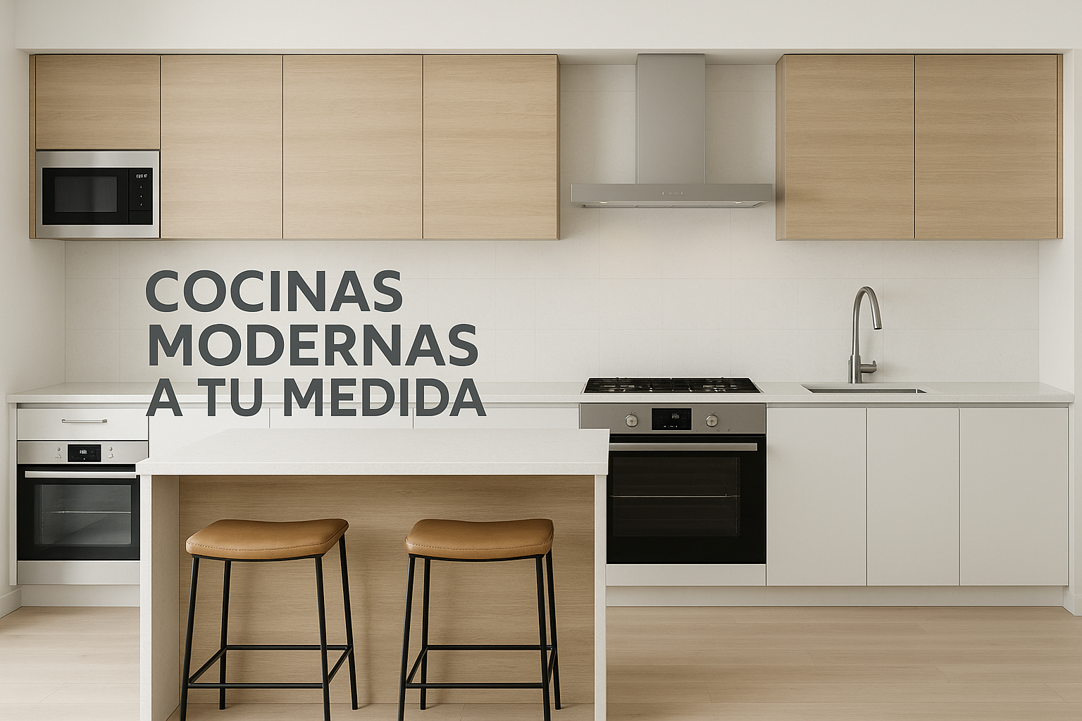Cocina moderna en 3D
